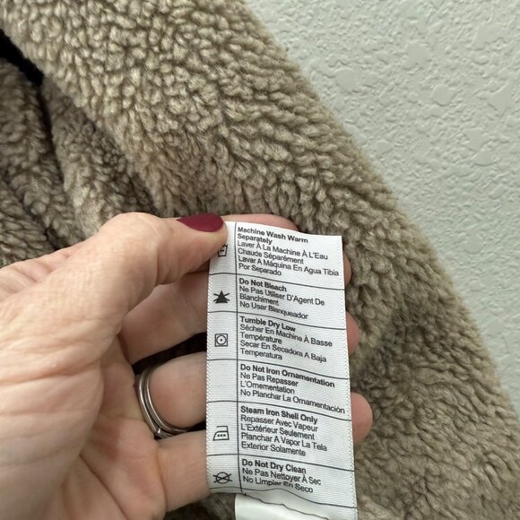 Carhartt Loose Fit Washed Duck Sherpa Lined Mock Neck Vest 104277 DKB Mens Large - Picture 7 of 10